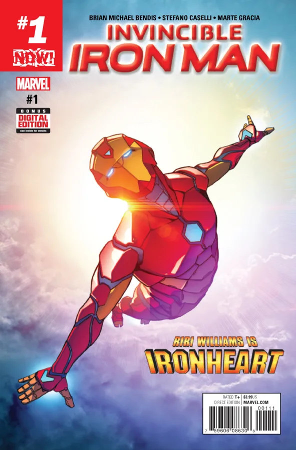 Invincible Iron Man (2017) cover