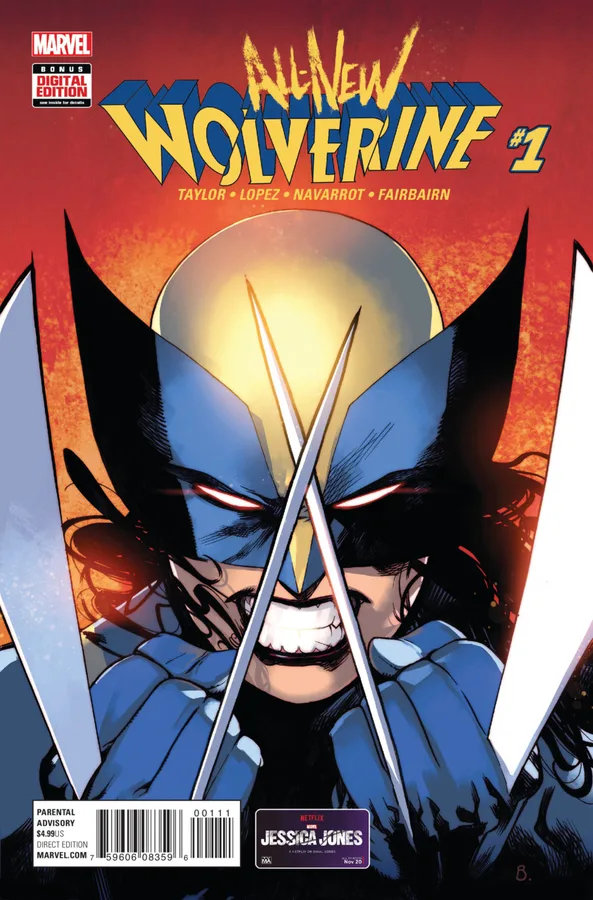 All-New Wolverine (2016) cover