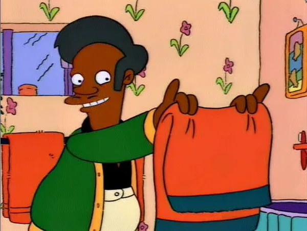 Homer and Apu